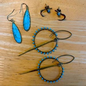 Turquoise Earring Bundle